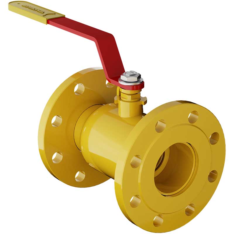 Кран шаровой для газа GAS PRO фланцевый стандартнопроходной, ст. 09Г2С, с рукояткой, Ду 20-250, Ру 16-40